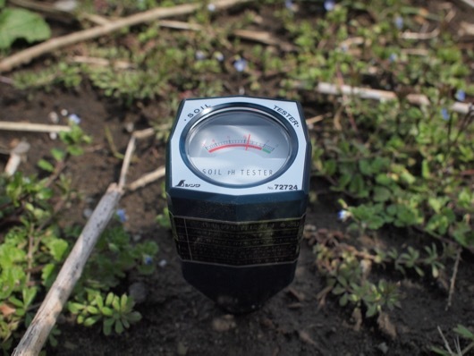 シンワ 土壌酸度計測器 測定