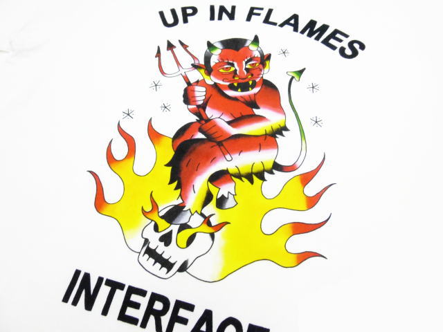 INTERFACE UP IN FLAMES TEE