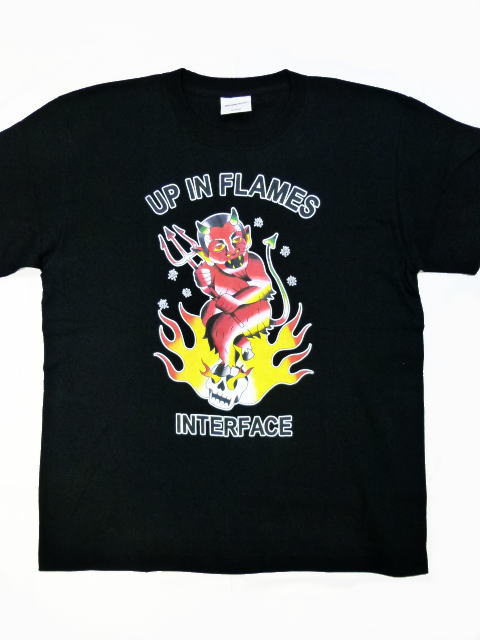 INTERFACE UP IN FLAMES TEE