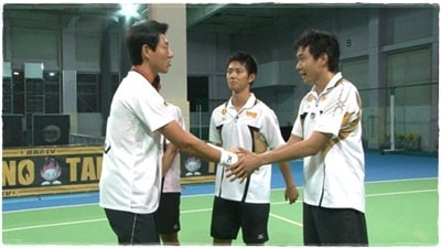 松岡修造さん主催のテニス合宿「修造キャンプ」に参加しており、将来を有望視されていました。