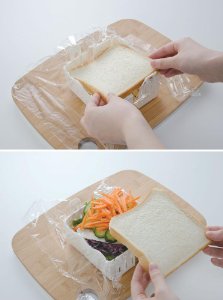 サンドイッチを作る
