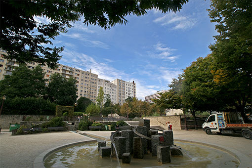 パリの公園