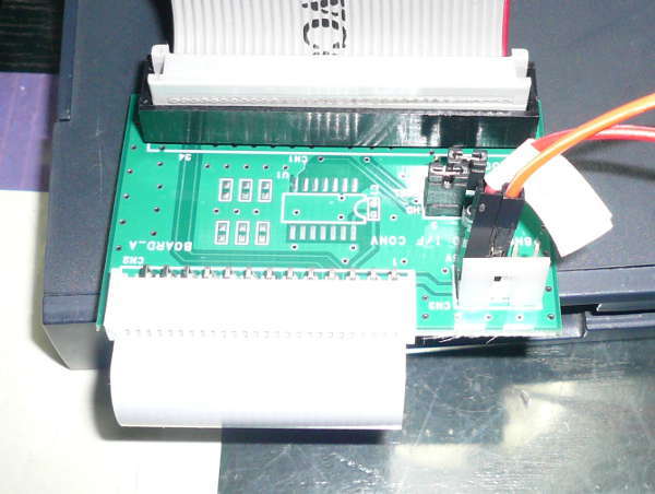 PC-98用 スリムタイプ 26ピン-34ピンFDDコネクタ変換基板を作りました 