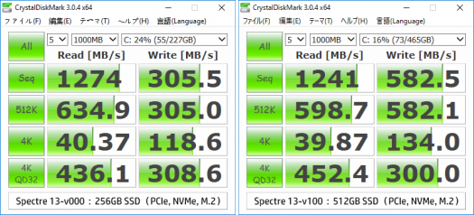 spectre 13-v100_SSD比較_170318_01