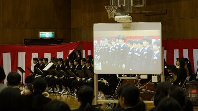 春日部共栄中学校卒業式03