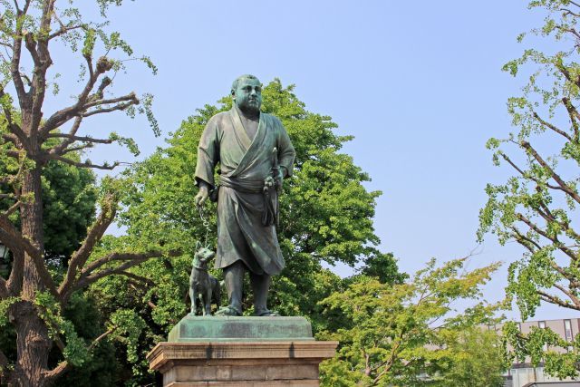 上野の 西郷隆盛像