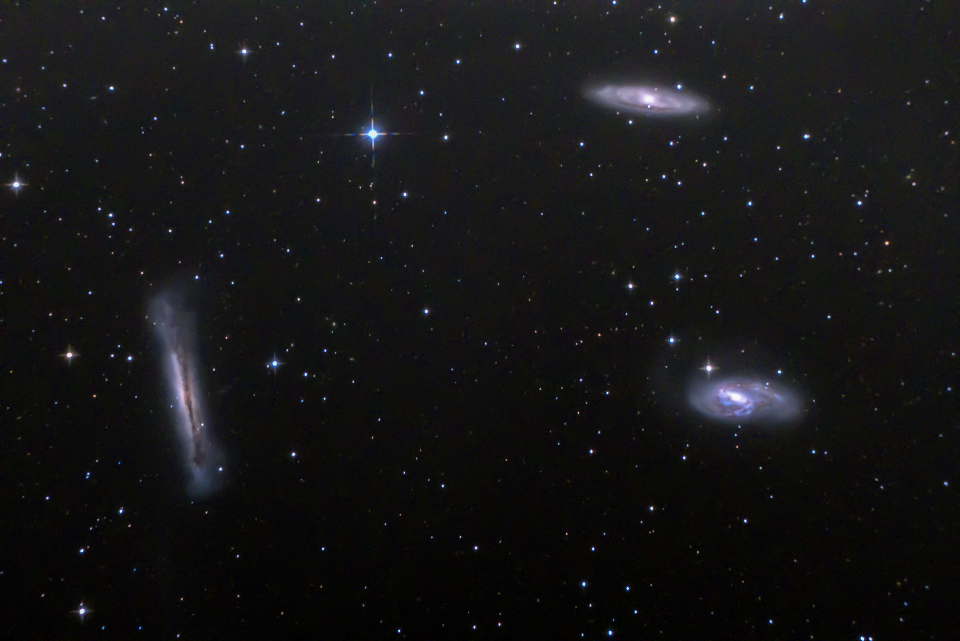 しし座トリオM65, 66, NGC3628　20170226